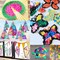 3600 Pcs Rainbow Tissue Paper Squares 1.2" x 1.2" Mosaic Squares for Arts & Crafts, DIY Projects, Scrunch Art, Classroom Activities, and More (30 Assorted Colors)